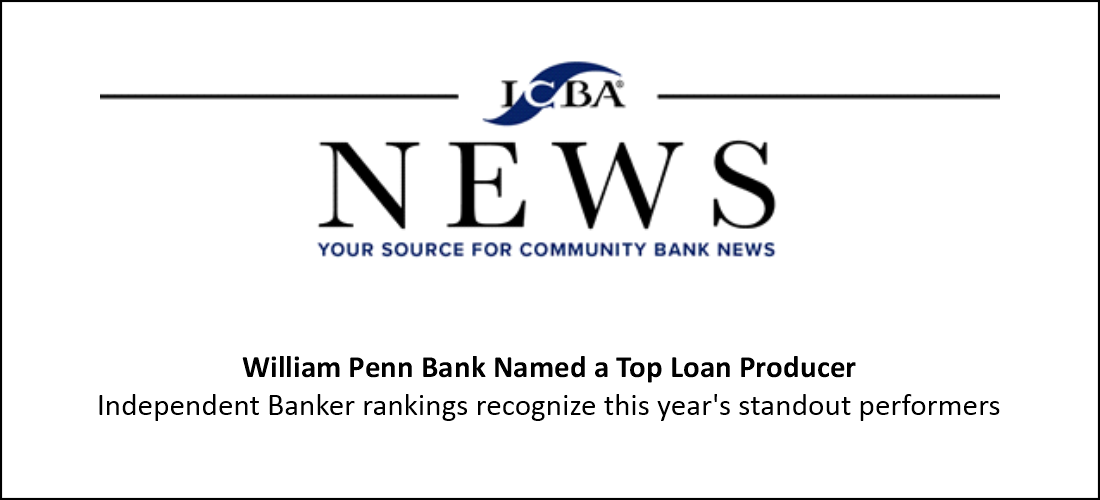 ICBA News - Top Loan Producer